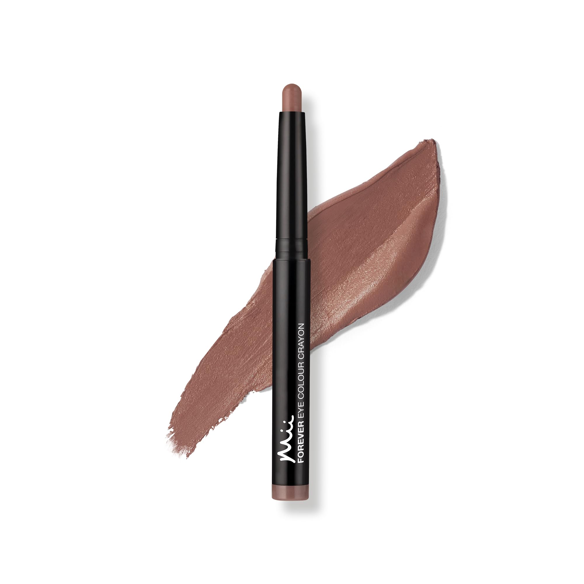 Mii Cosmetics Forever Eye Colour Crayon | Long-Lasting Cream Eyeshadow Stick | Highly Pigmented & Crease-Resistant | Multipurpose to Shape, Define, & Line Eyes | Matte Auburn Brown | Chestnut