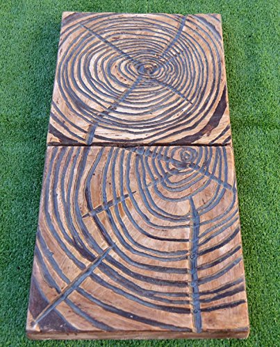 SET 5 pcs PLASTIC MOLDS CONCRETE PAVING SLABS STONE PATIO #S17