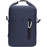 RIVONOVA Roll Top Closure Cooler Backpack 24H Insulated Leak Proof Zipperless Waterproof Soft Cooler for Men Women Floating