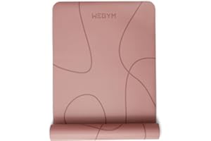 WeGym 4mm Cushioned Exercise Mat for Yoga & Pilates - Anti Slip, Polyurethane with Suede Top & Carrying Strap