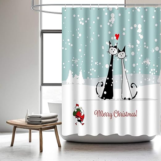 Amazon Com Arichomy Shower Curtain Set Bathroom Fabric Curtains