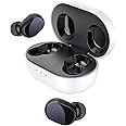 HTC Bluetooth Wireless Earbuds 2 Plus Touch Control Bluetooth 5.3 with USB-C Charging Case IPX4 Splashproof in-Ear Stereo Earbuds Bulit-in Microphones-White&Black