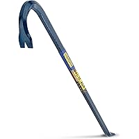 ESTWING Gooseneck Wrecking Bar - 3/4" x 30" Pry Bar with Angled Chisel End & Forged Steel Construction - EWB-30