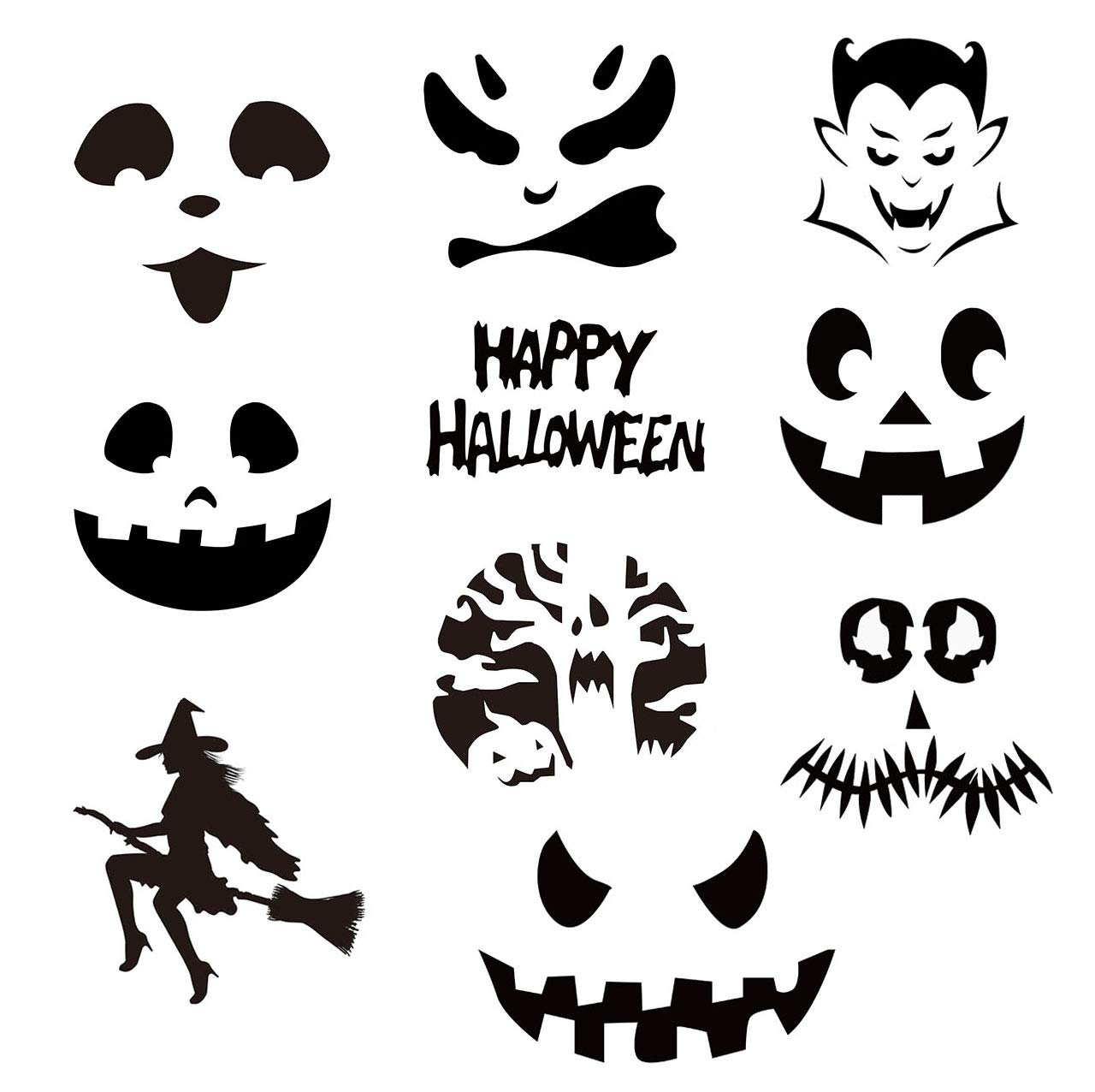 Ubitree Pumpkin Craving Kit,Halloween Pumpkin Carving Tools,Premium 7 Piece Reusable Sturdy Stainless Steel Pumpkin Tools Set for Adult And Child