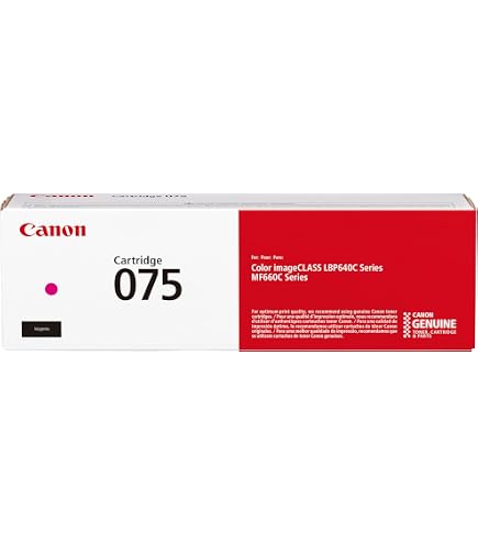 Amazon.com: Canon Genuine 075 Magenta High Capacity Toner