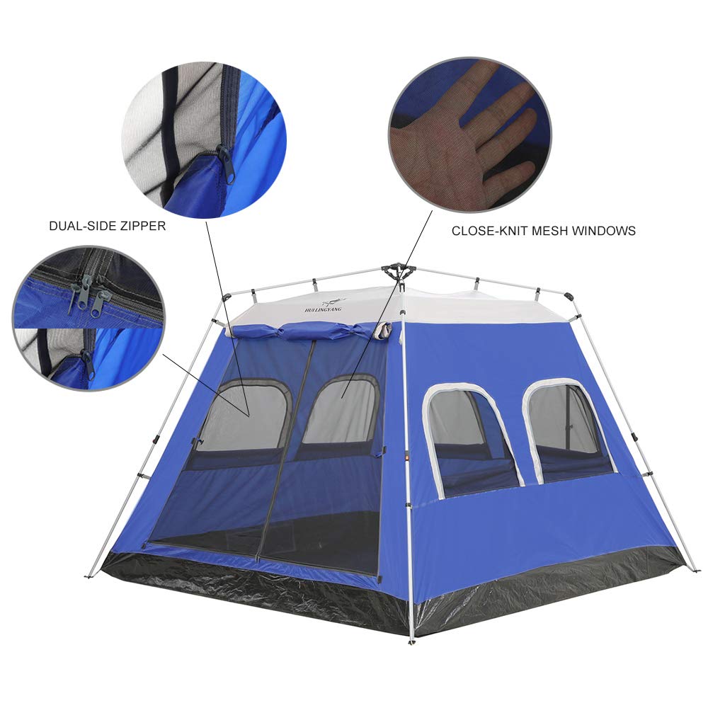 Family Person 6 4 Tents Cabin Cat Night Camping Seasons 4 Tent Dome Setup Automatic Up Pop Instant Porch With Tents Family Camping Tents Tents Is Discounted Www Klevering Com