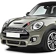 Car Styling Racing Sport Edition Hood Stripe Bonnet Decal Graphics Stickers Compatible Mini Cooper One S JCW F55 F56 Hatchback Accessories (Gloss Black)