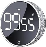 AVINIA Digital Kitchen Timer Large LED Display Magnetic Countdown Countup Timer