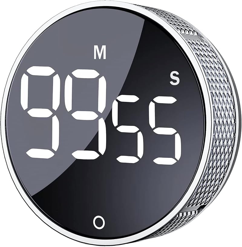 AVINIA Digital Kitchen Timer Large LED Display Magnetic Countdown Countup Timer