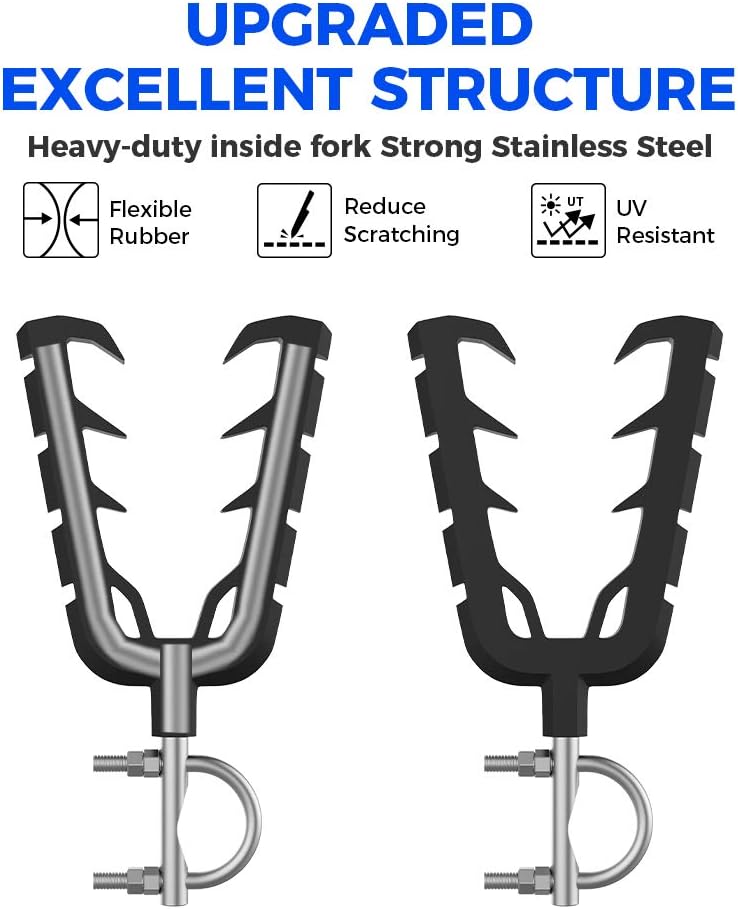 Gun Mounts for ATV with Rubber Straps Compatible with ATV Mobility Scooter Hunting Bike Shooting Carts: Automotive