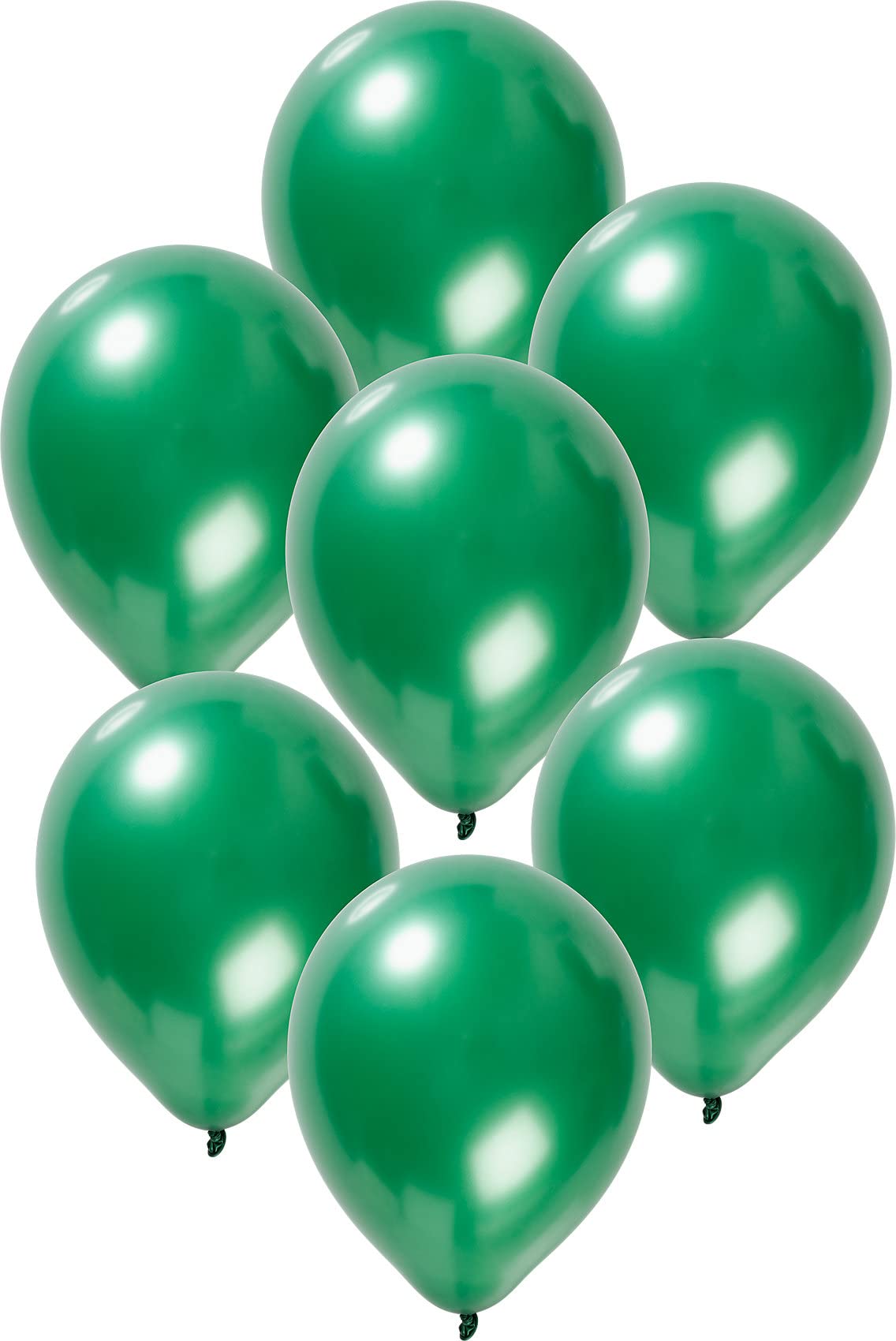 Folat 19134 Green Dark Balloons Metallic 30 cm-50 Pieces