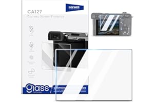 NEEWER 3" Camera Screen Protector, Ultra Slim 8H Hardness 2.5D Tempered Glass, 96% Light Transmission, Scratch & Fingerprint 