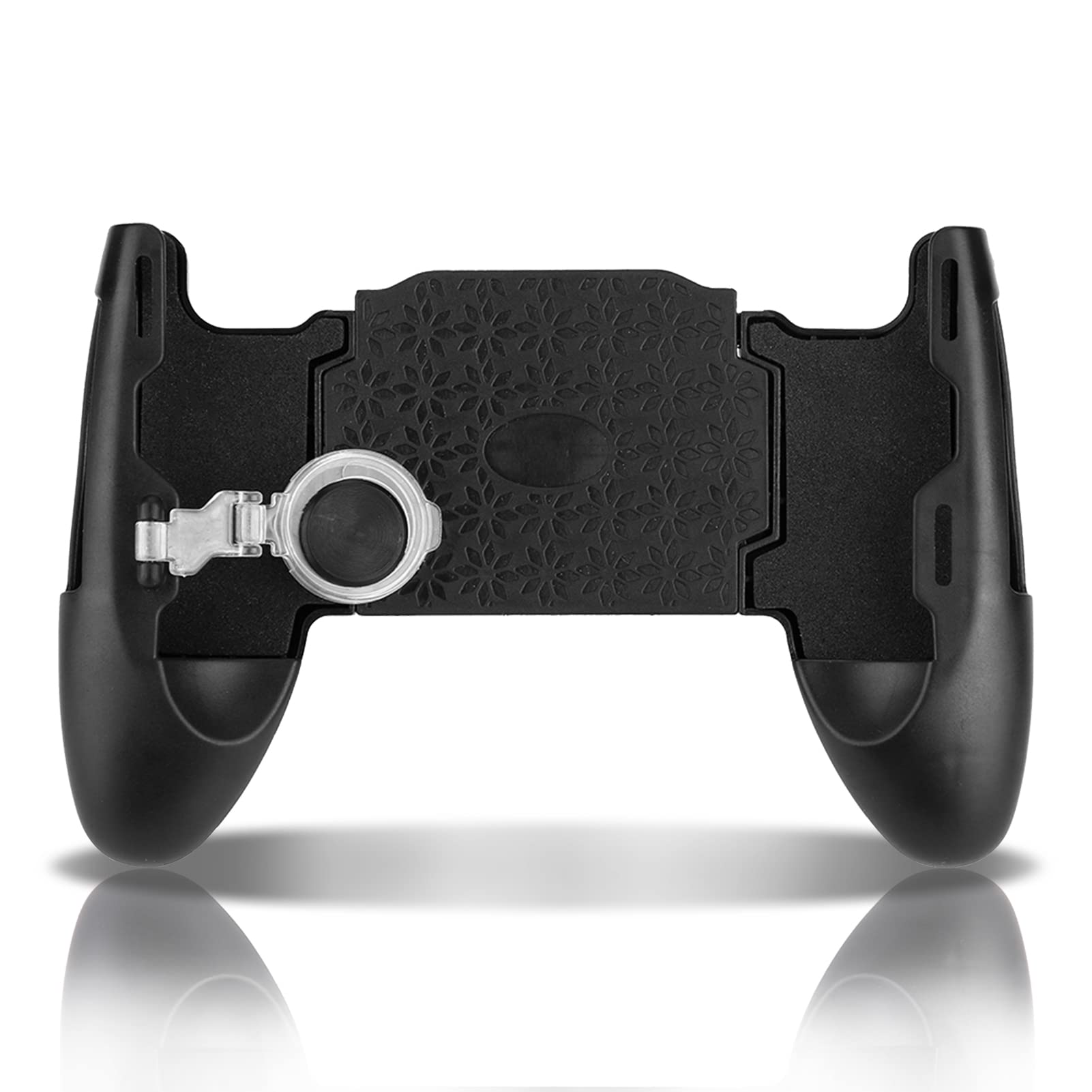 Garsent Phone Gamepad, 3 in 1 Portable Universal Mobile Phone Gamepad Holder Telescopic Gamepad Game Controller Joystick for PUBG Compatible with 4.5-6.5 Inch Smartphones.