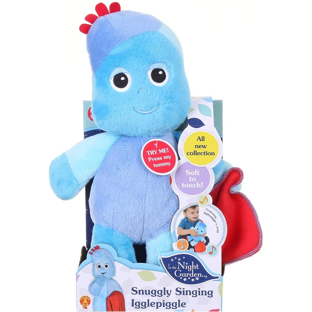 Kids Play Time In the Night Garden Snuggly Singing Iggle Piggle Soft Toy
