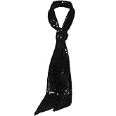 Small scarf with fashionable sequins for decoration