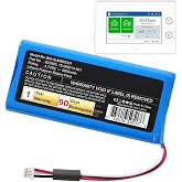 Evrongx 5000mAh 823990 2GIG GC3e Battery Replacement for 2GIG SP1-GC3 GC3e Panel GC3 Panel, 10-000014-001 823990 Battery