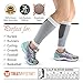 Leg & Calf Compression Sleeve (1 Pair) Shin Splint & Calf Pain Relief, Comfortable Calf Sleeves helps Improve Circulation for Runners, Nurses & Travelers. Leg Support Footless Socks