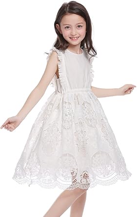 white flutter sleeve dress