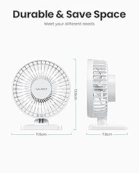 Gaiatop USB Desk Fan, Small But Powerful, Portable