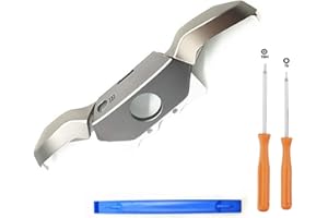 New Replacement Bumpers Triggers LB RB Buttons with T6 T8 Screwdrivers for Xbox One Elite Edition Controller 3.5mm Jack-Silve