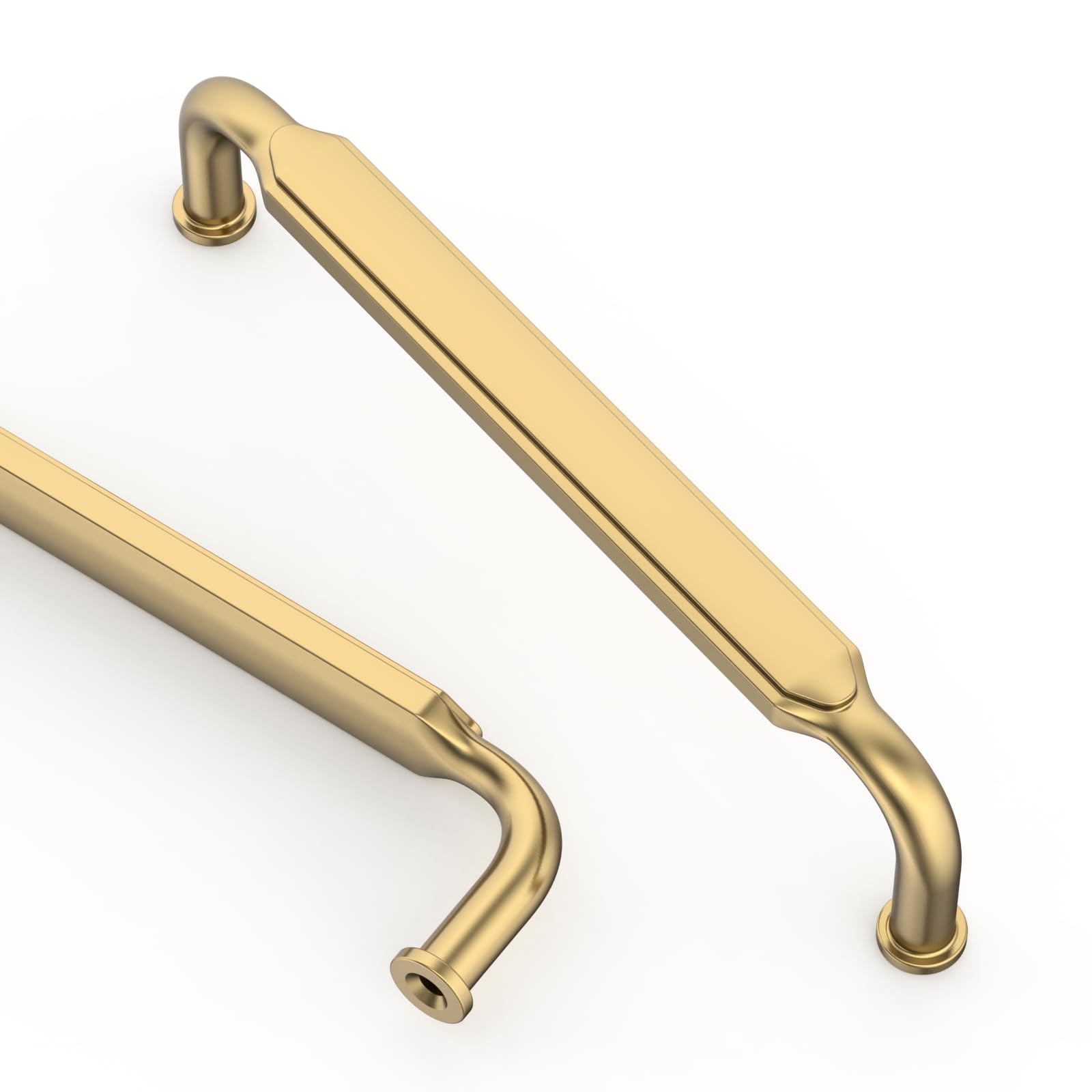 Photo 1 of Asidrama 10 Pack 5 Inch(128mm) Champagne Bronze Kitchen Cabinet Handles, Cabinet Pulls Kitchen Cabinet Hardware for Cupboard Drawer Pulls