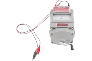 ZAWAYINE 1000MΩ Megohmmeter, 1000V Insulation Resistance Tester with Alloy Shell Portable Hand Crank Megger Manual Megaohm Meter for Measurement