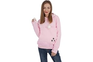 Kei Tomlison Unisex Big Pouch Hoodie Long Sleeve Pet Cat Dog Holder Carrier Sweatshirt