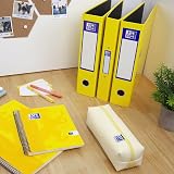 Oxford Premium A4 Ring Binder Yellow 25mm 40mm Spine Laminated Paper on Board view 6