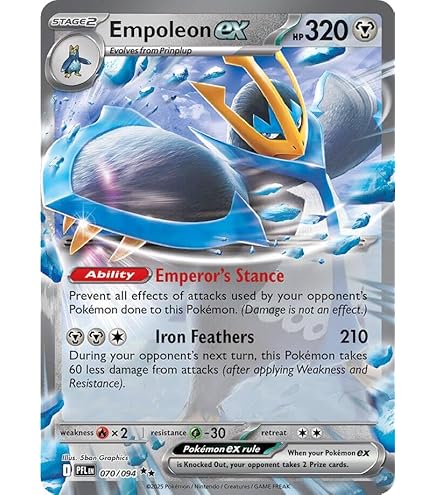 Amazon.com: Empoleon V Card Lot - Battle Styles 040/163 & SWSH108 Black  Star Promo - Pokemon 2 Card Lot : Toys & Games