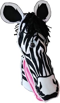 zebra hand puppet