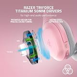 Razer Barracuda Wireless Gaming Headset Quartz Pink Dual Wireless TriForce 50mm view 4