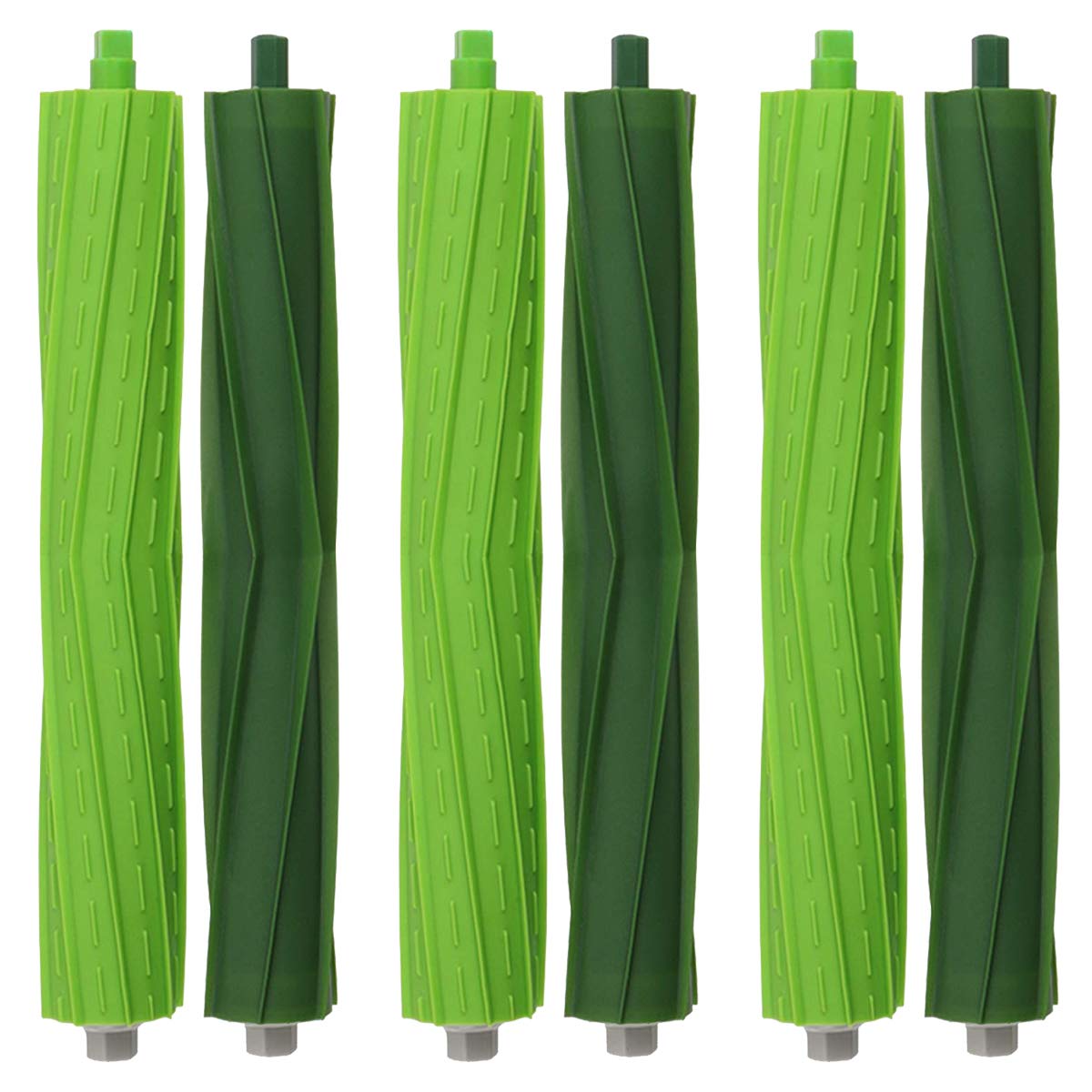 MIRTUX Set of 3 Extractor Rollers Compatible with Roomba E5 E6 i3 i3+ i7 j7 j7+ e5154 e5158 Replacement Accessories Kit for Central Brush Extractor E6 i7+ Replacement Parts