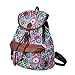Douguyan Cute Lightweight Casual Backpack for Teenage Girls Women Print Daypack(Green Peacock) 164