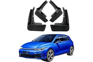 Mud Flaps Splash Guards for Volkswagen Golf 8 R-Line 2020 2021 2022 2023 2024 2025, All Weather Mudguards Front Rear Fenders,