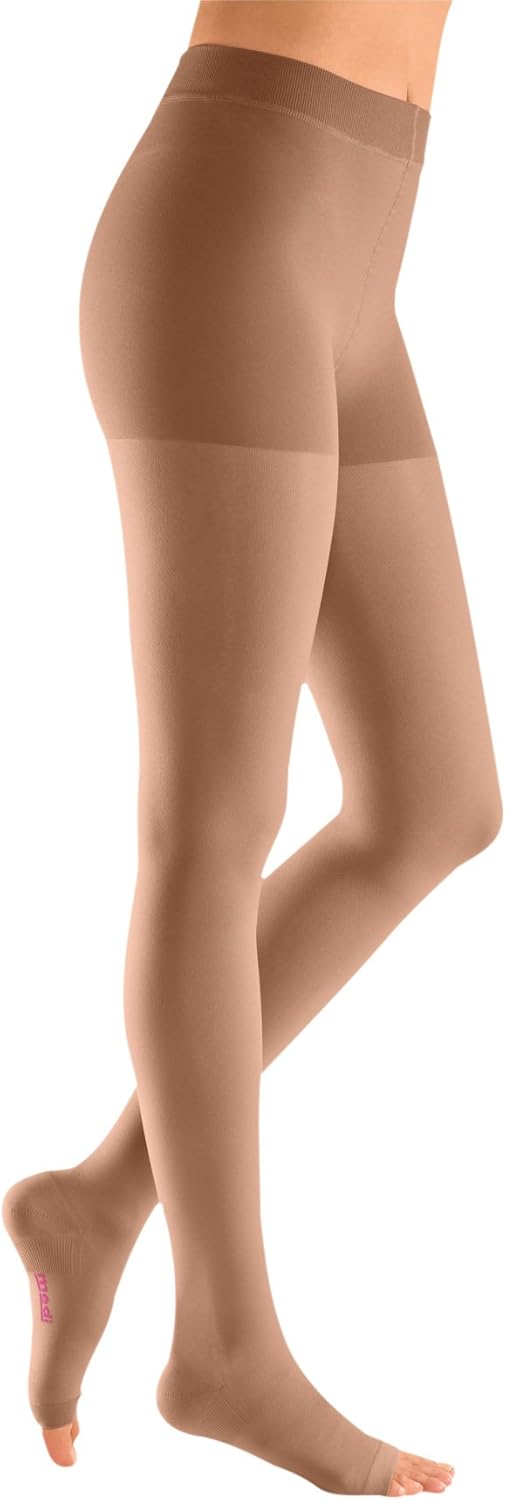 Amazon.com: mediven Plus, 40-50 mmHg, Compression Pantyhose, Open Toe ...