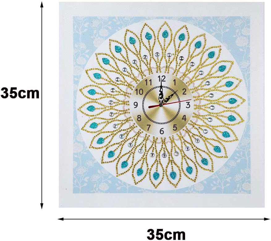 Style 1 Fyghtamz 5d Diamond Painting Wall Clock Diy Cross Stitch Kit Embroidery Painting Art Craft Home Wall Decor Needlework Cross Stitch Sek Pro De