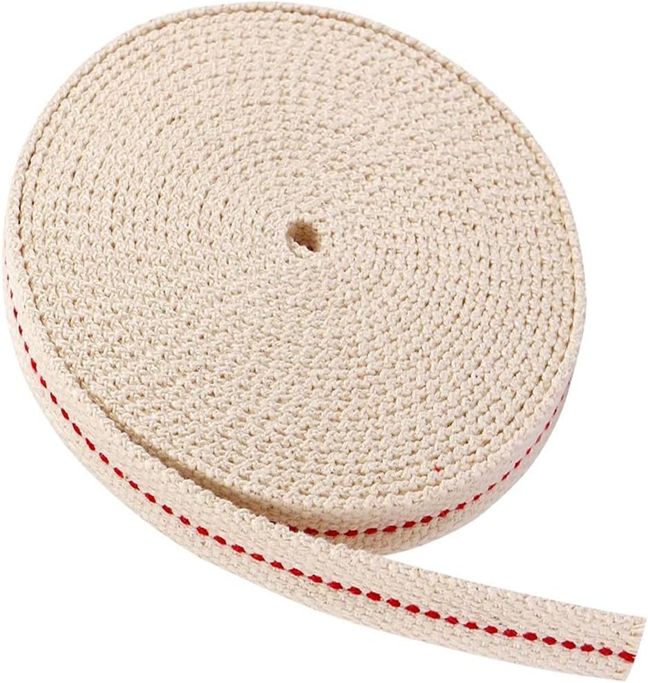 Oil Lamps & Accessories - 19.68 Foot Cotton Oil Lamp Wick, 1/2