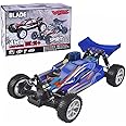 RC Car Model Set,VRX RH1006 Nitro RC Cars Toy, 1/10 4WD Off-Road RC Car with Force.18 Nitro Engine, 2.4Ghz High Speed Remote Control Monster Truck Gifts for Kids & Adults (R0080 Blue RTR Version)