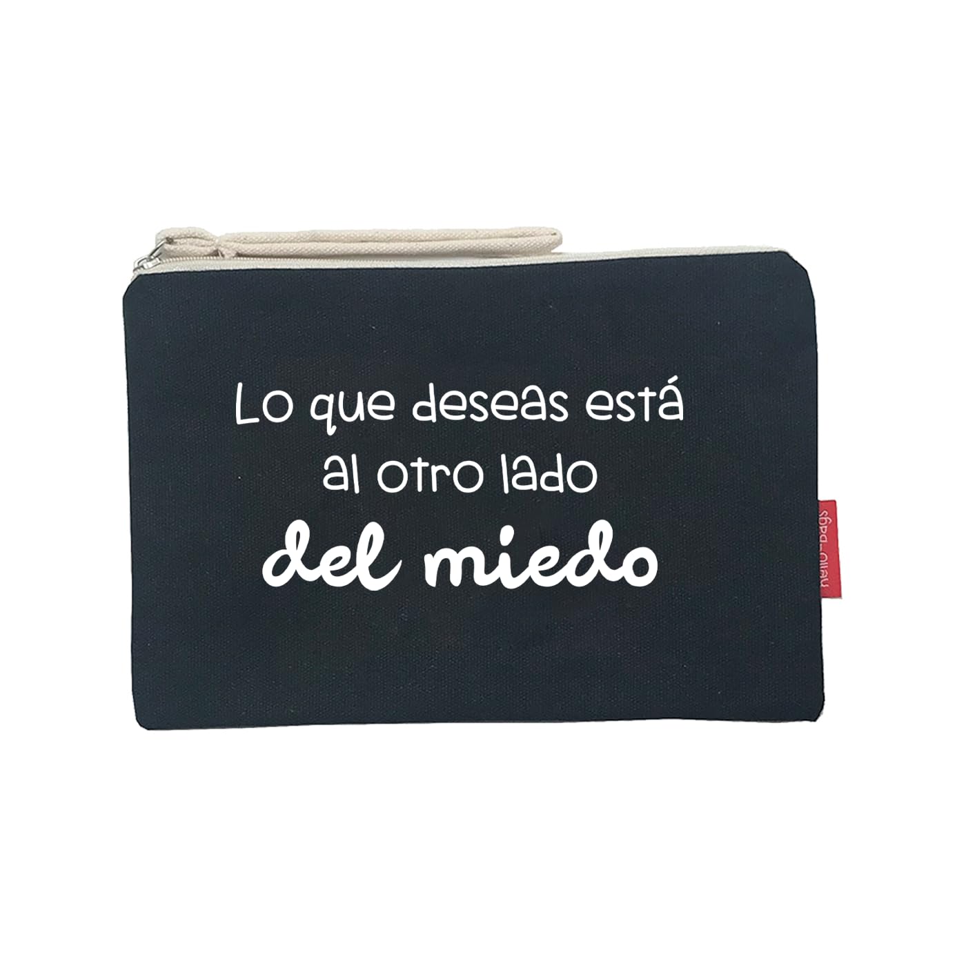 Econanos Hellobags2019 Canvas & Beach Tote Bag, 23 cm, Black (Negro)