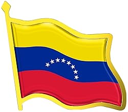 Venezuela Flag Lapel Pin - Enamel Metal National