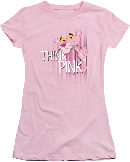 MGM Pantera rosa Think rosa Juniors Camiseta de manga corta