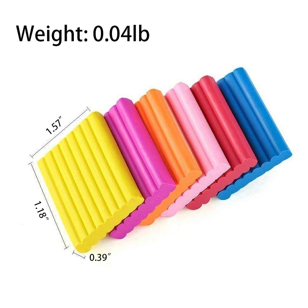 Amor 24 Colors Polymer Clay Modeling Magic Clay Safety Soft Oven Baking DIY Clay Set with Tools