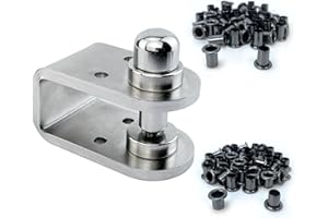 HAPDEN Eyelet Setting Tool, Kydex Eyelets Tool 1/4" with GS 8-9 50pcs ＆ 8-12 50pcs Eyelet Flaring Tool Die W/Guide DIY Grommets for Holster Making, Sewing, Tents, Banners, Sails, etc.