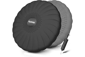 kisnbld Wobble Cushion, Extra Thick Wiggle Seat for Sensory Kids, Non-slip Balance Disc with Inflation Pump for Adults Core Strength, Posture Improvement & Physical Therapy (13.5in/34cm)