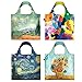 LOQI Museum8 Collection Pouch, Set of 4 Reusable Bag