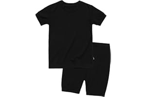 VAENAIT BABY Toddler Kids Girls Boys Sleepwear Pajamas Short Soft Shirring Cool Summer Viscose Pjs 2pcs Set