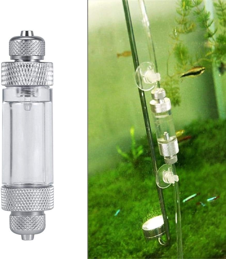 Fdit Aquarium Water Plant Co2 Bubble Counter Single Head Non-Return Bubble Counter Fish Tank Tool (3.1 * 0.8Inch) - Image 5