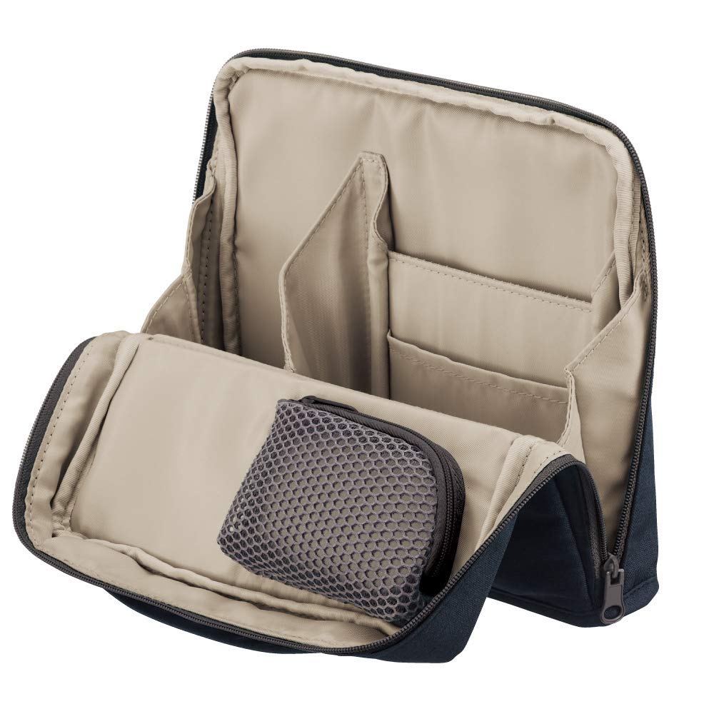 KOKUYO Bag-in-Bag Tool Pen Stand Hakobizu Navy Caja -HB11B — image 1