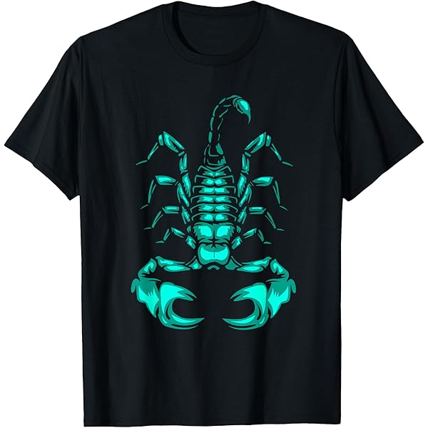 Amazon.com: Faded Golden Scorpions Design T Shirt : Clothing
