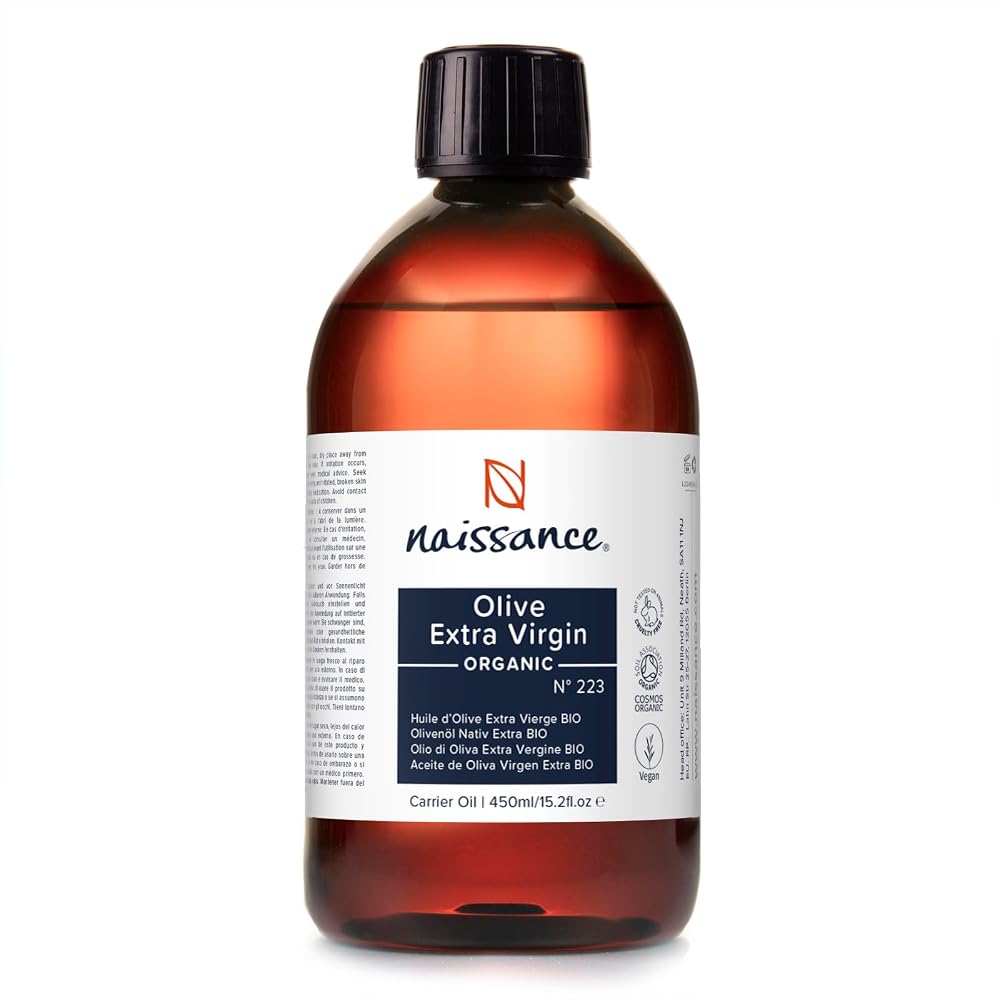 Naissance Organic Extra Virgin Olive Oil 450ml – Skincare Haircare Massage
